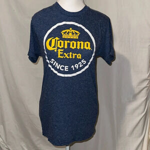 blue Corona extra graphic tshirt size small